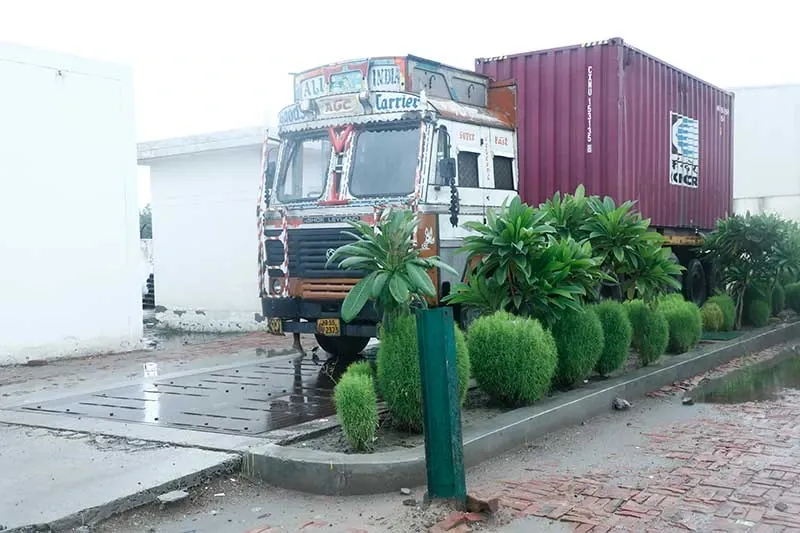 Export logistics and container dispatch operations