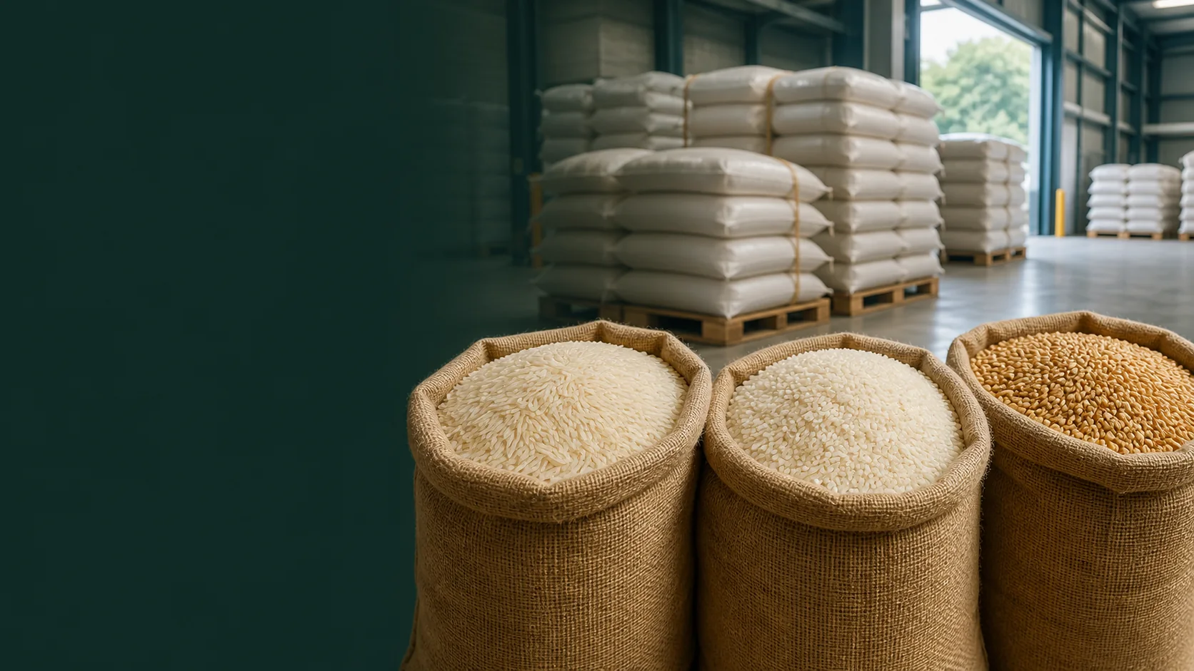 Export-ready Basmati and non-Basmati rice
